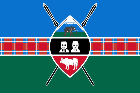 Official Flag - Kajiado County State Symbol