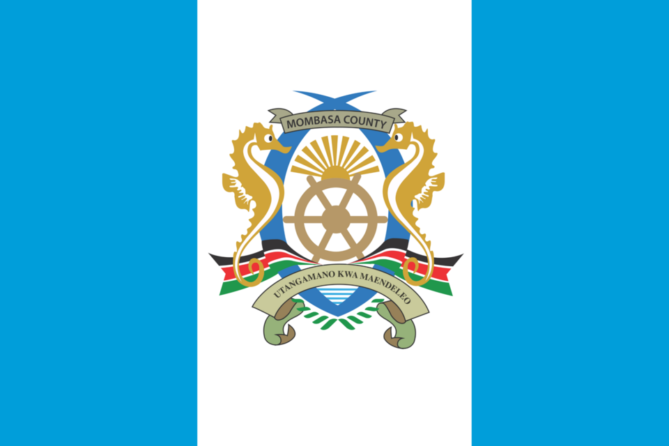 Official Flag - Mombasa County State Symbol