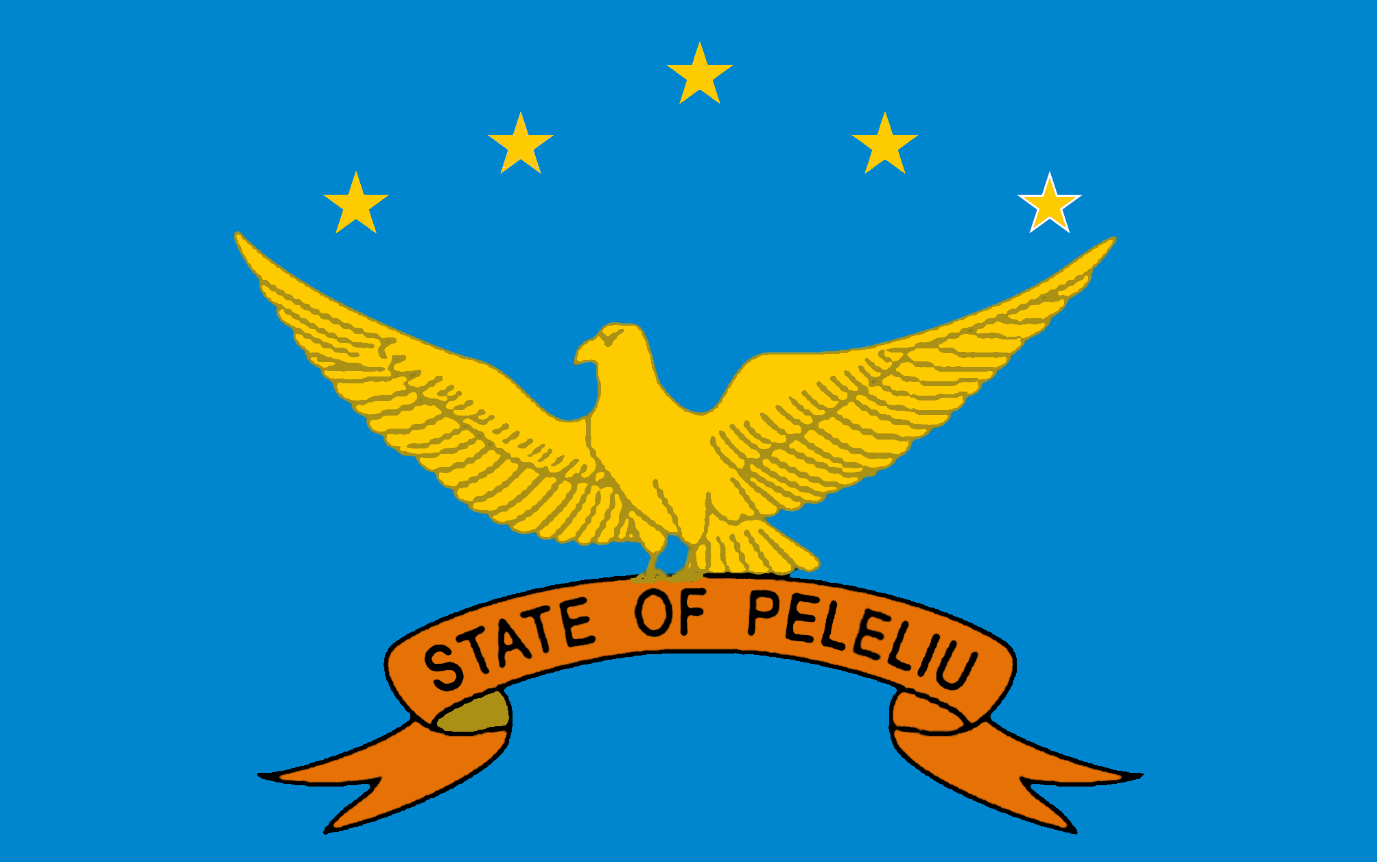 Official Flag - Peleliu State Symbol