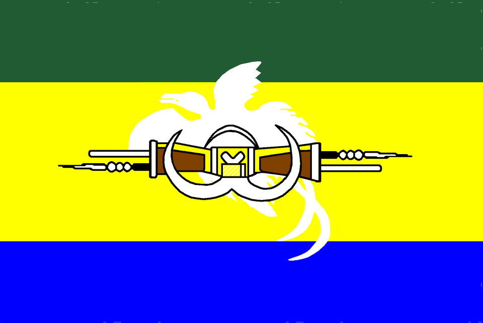 Official Flag - Morobe Province State Symbol