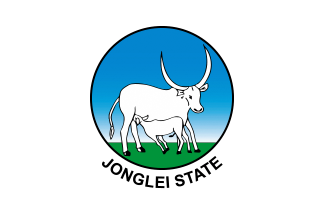 Official Flag - Jonglei State Symbol